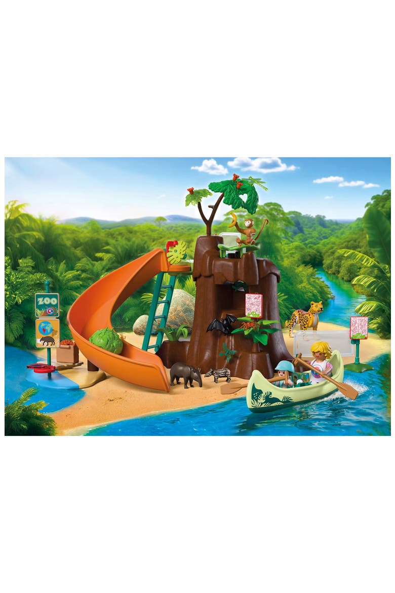 Zoo: Jungle Adventure 72071 86-Piece Playset, Alternate, color, MULTI
