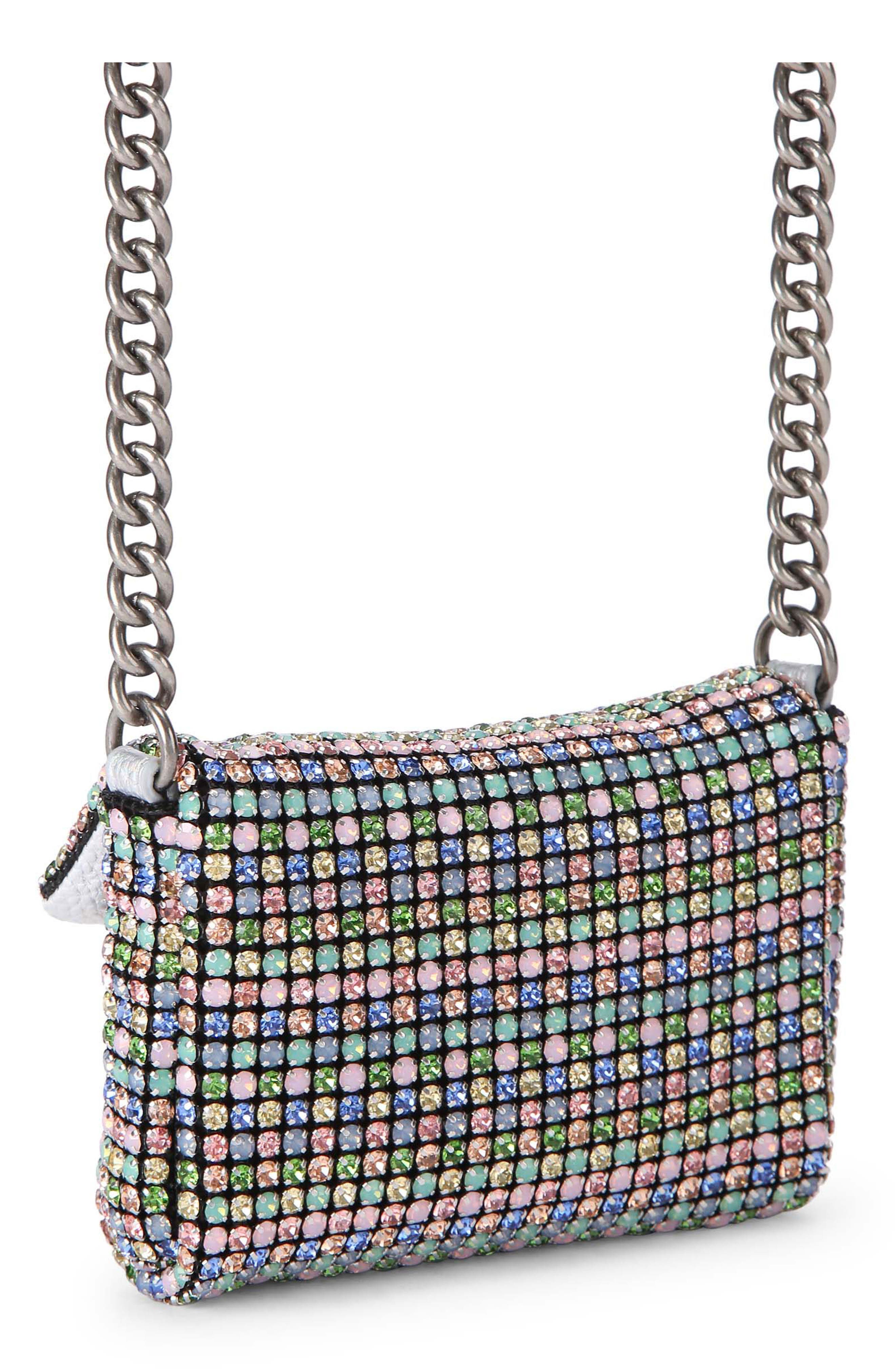 Kurt Geiger London Mini Party Crossbody Bag, Alternate, color, Light/ Pastel Blue