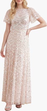 Needle & Thread Deco Dot Gloss Ankle Gown