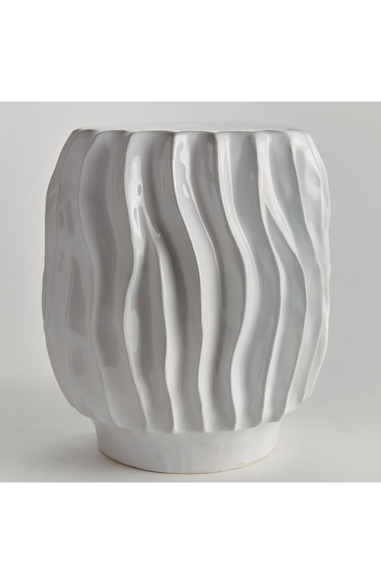 Napa Home & Garden Tatiana Side Table - White Clay Accent Table, Alternate, color, White