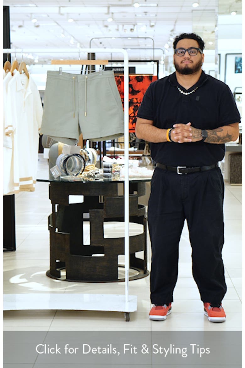 Oceano Solid Drawstring Swim Trunks video