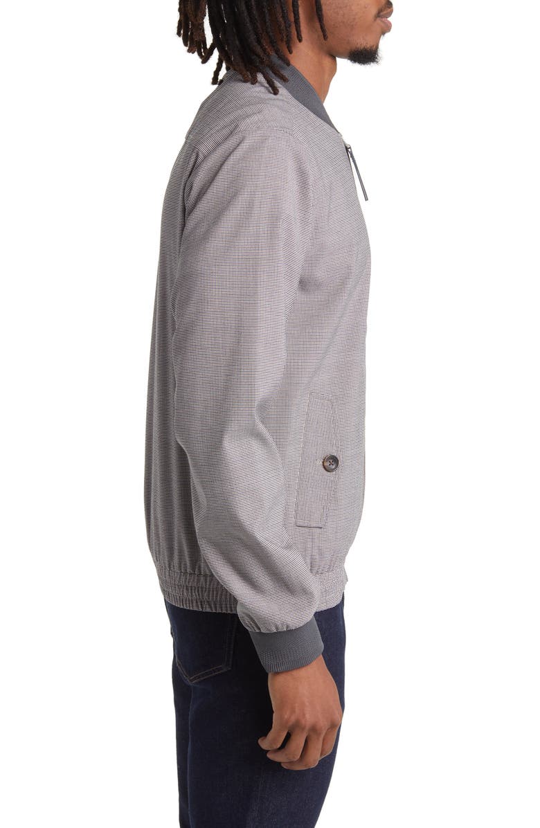 Scotch & Soda Houndstooth Check Bomber Jacket, Alternate, color, 