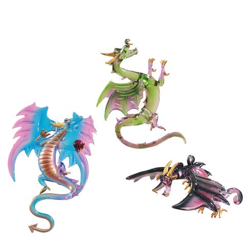 Mystical Dragon Christmas Tree Ornament Set of 3