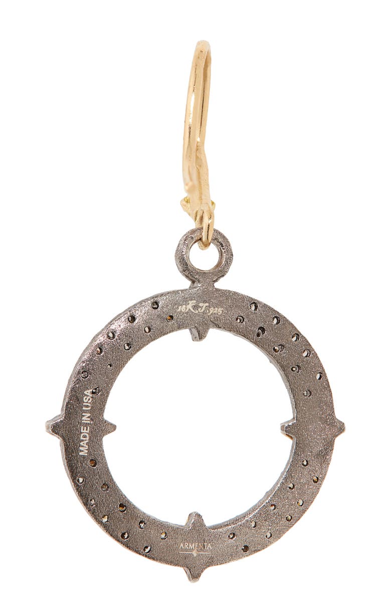 Armenta Drop Hoop Earrings, Alternate, color, Silver