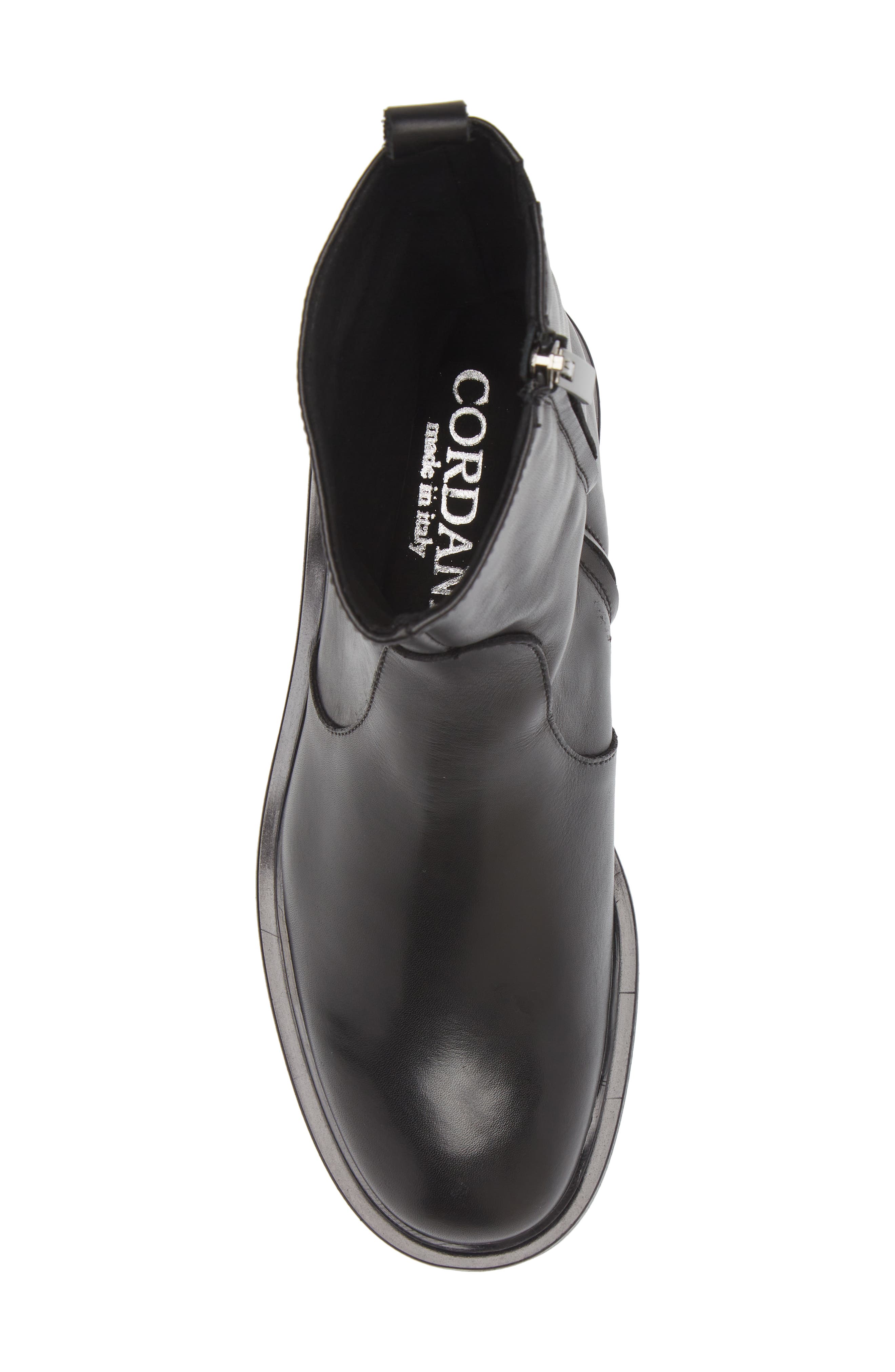 Cordani Blaize Bootie, Alternate, color, Vitello Nero