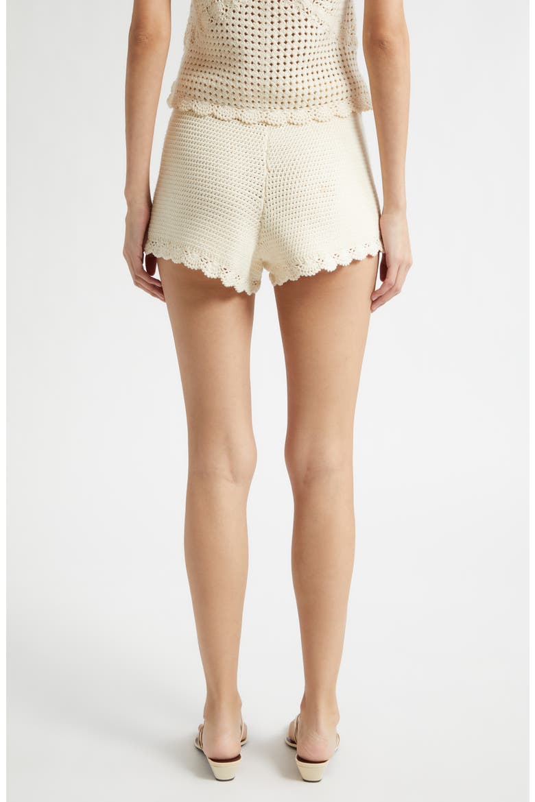 Dylan Crochet Shorts, Alternate, color, PEARL