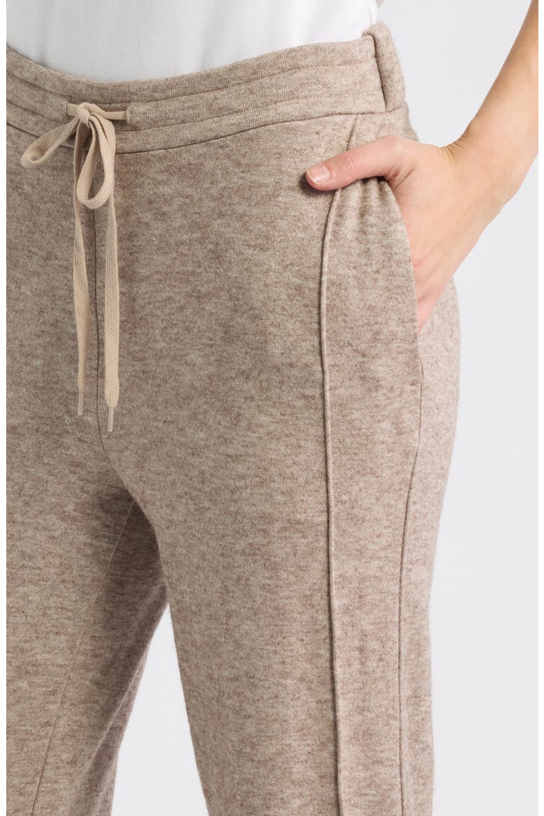 Soft Jersey Track Pants, Alternate, color, OATMEAL HEATHER