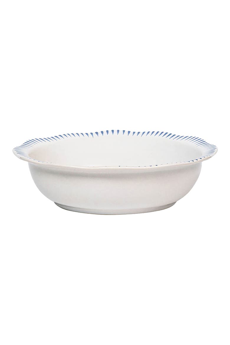 Sitio Stripe Serving Bowl, Alternate, color, WHITEWASH/ DELFT BLUE