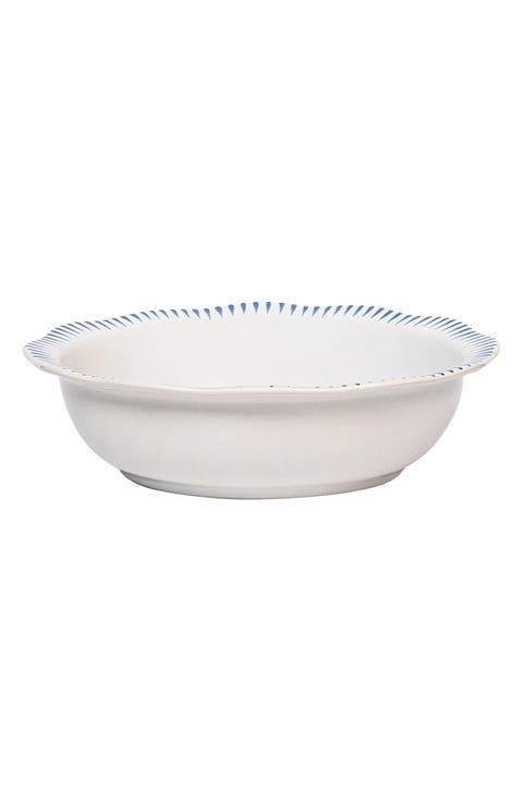 Sitio Stripe Serving Bowl