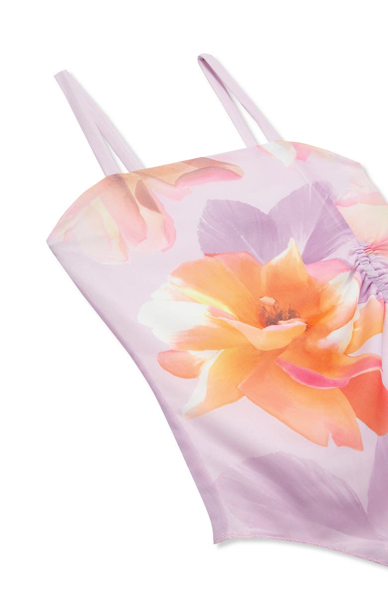 Truce Kids' Sublimation Cinched Asymmetric Tank, Alternate, color, Print