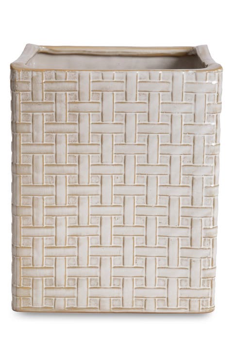 Cane Wastebasket