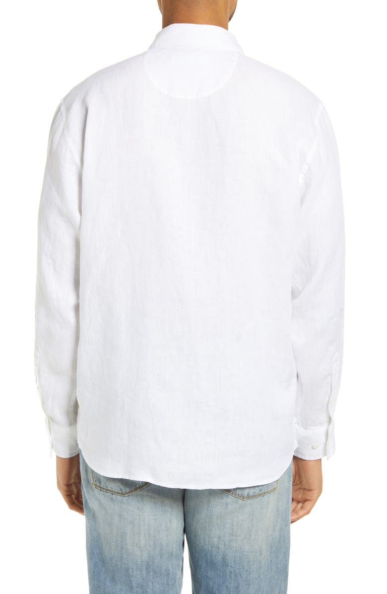 Tommy Bahama Tide The Knot Tropical Linen Button-Up Shirt, Alternate, color, 