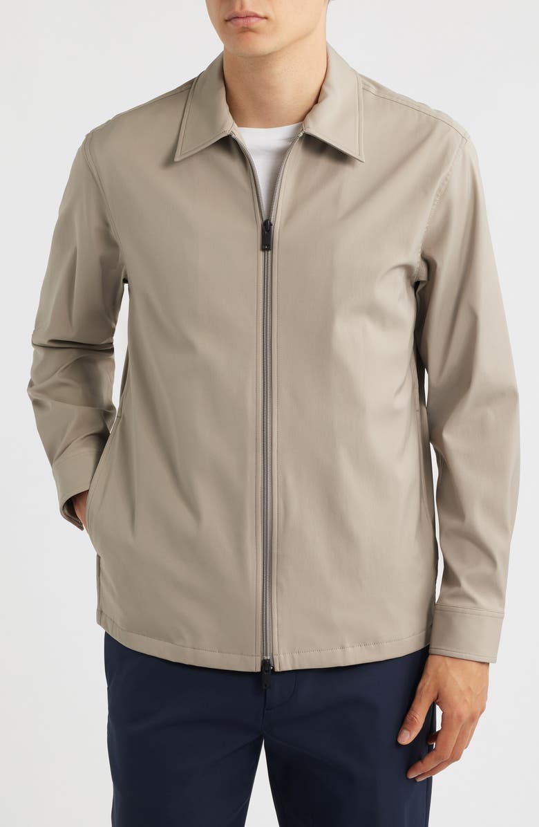 Theory Clyfford Neoteric Shirt Jacket, Alternate, color, Tapir