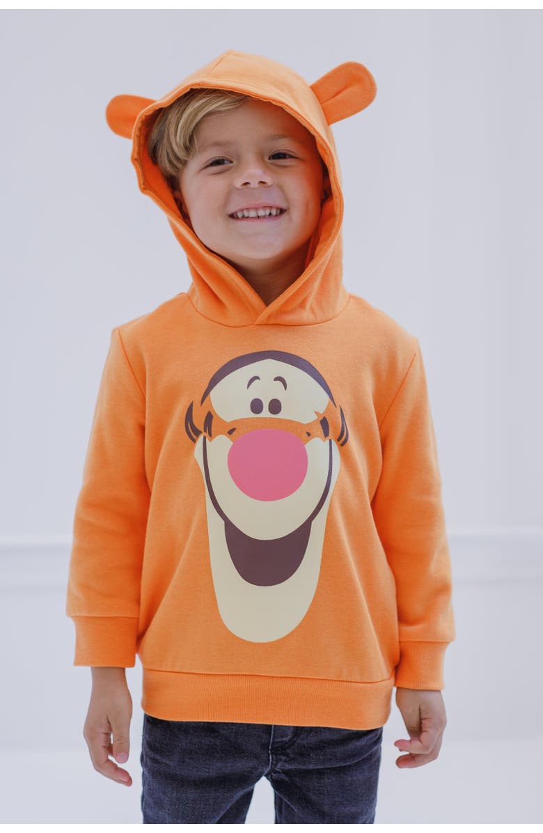 Disney Winnie the Pooh Cosplay Pullover Hoodie, Alternate, color, Tigger Orange