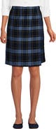 Lands' End School Uniform  Plaid  A Line Tab Skort Top of Knee