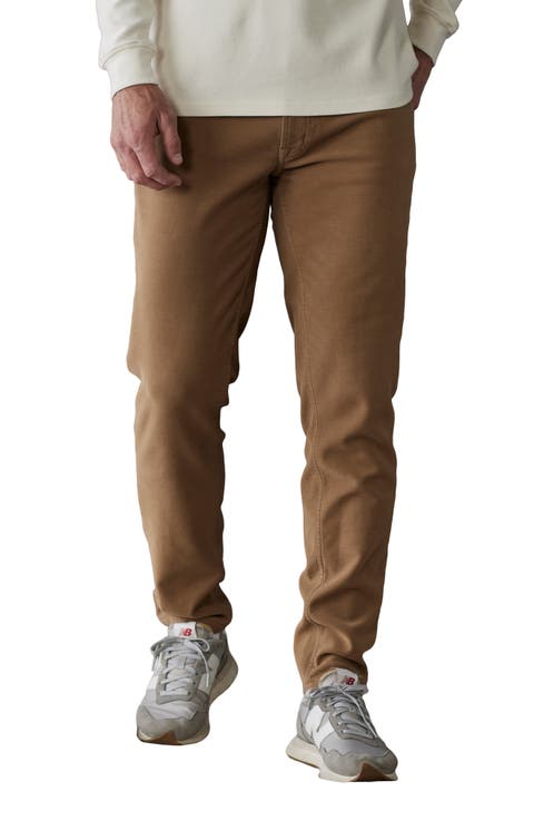 Comfort Terry Five-Pocket Tailored Fit Pants