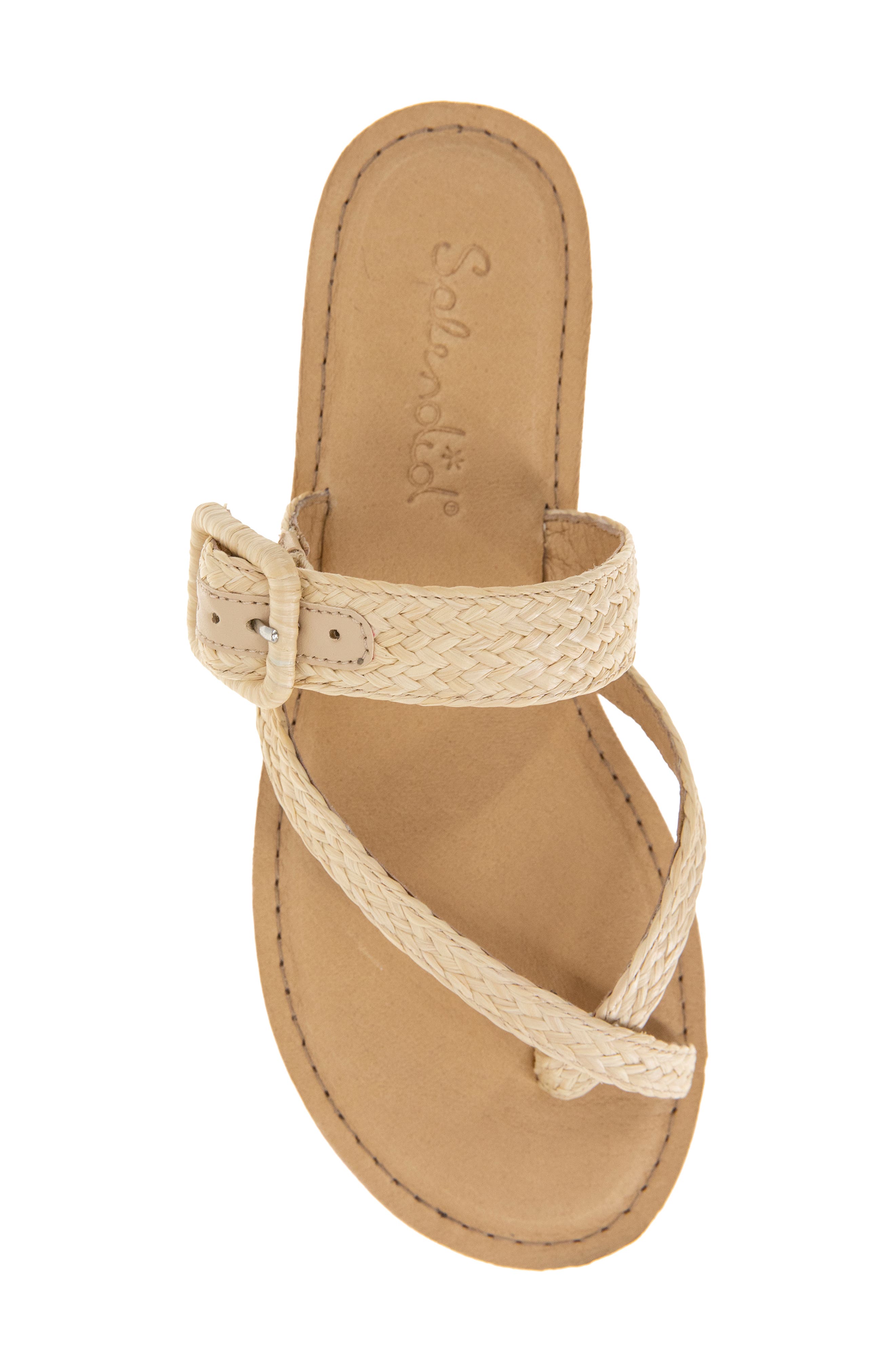 Sutton Toe Loop Sandal, Alternate, color, NATURAL