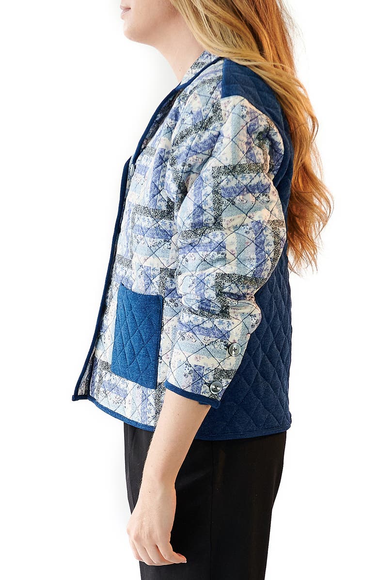 The Phluid Project Gender Inclusive Quilted Patchwork Jacket, Alternate, color, 