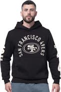 STARTER Men's Starter Black San Francisco 49ers Handoff Fleece Hoodie Sweatshirt