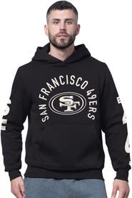 STARTER Men's Starter Black San Francisco 49ers Handoff Fleece Hoodie Sweatshirt
