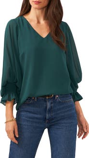 Vince Camuto Blouson Sleeve Top