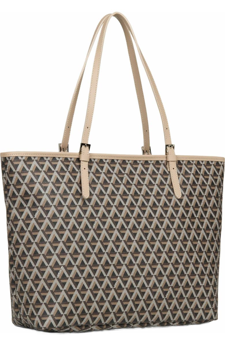 Lancaster Zipped Shoulder Tote Bag L Ikon, Alternate, color,