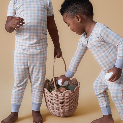 Modern Moments™ By Gerber 2-pack Unisex Tight Fitting Footless Pajamas In Blue Plaid