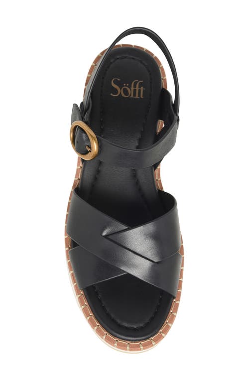 Söfft Ruthie Womens Sandal In Black In Black