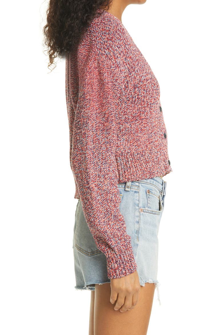 Kara Cardigan, Alternate, color, RED BLUE MULTI