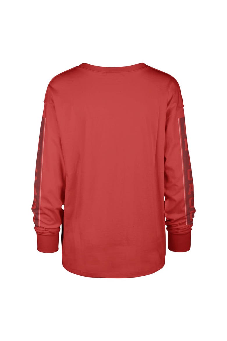 Women's '47 Red Chicago Bulls Tomcat Long Sleeve T-Shirt, Alternate, color, Red