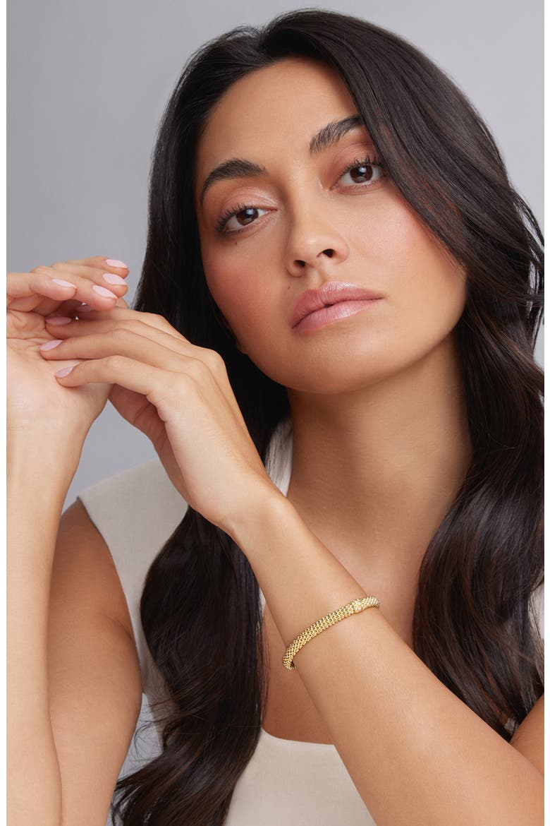 Embrace Pavé Diamond Bracelet, Alternate, color, GOLD METALLIC