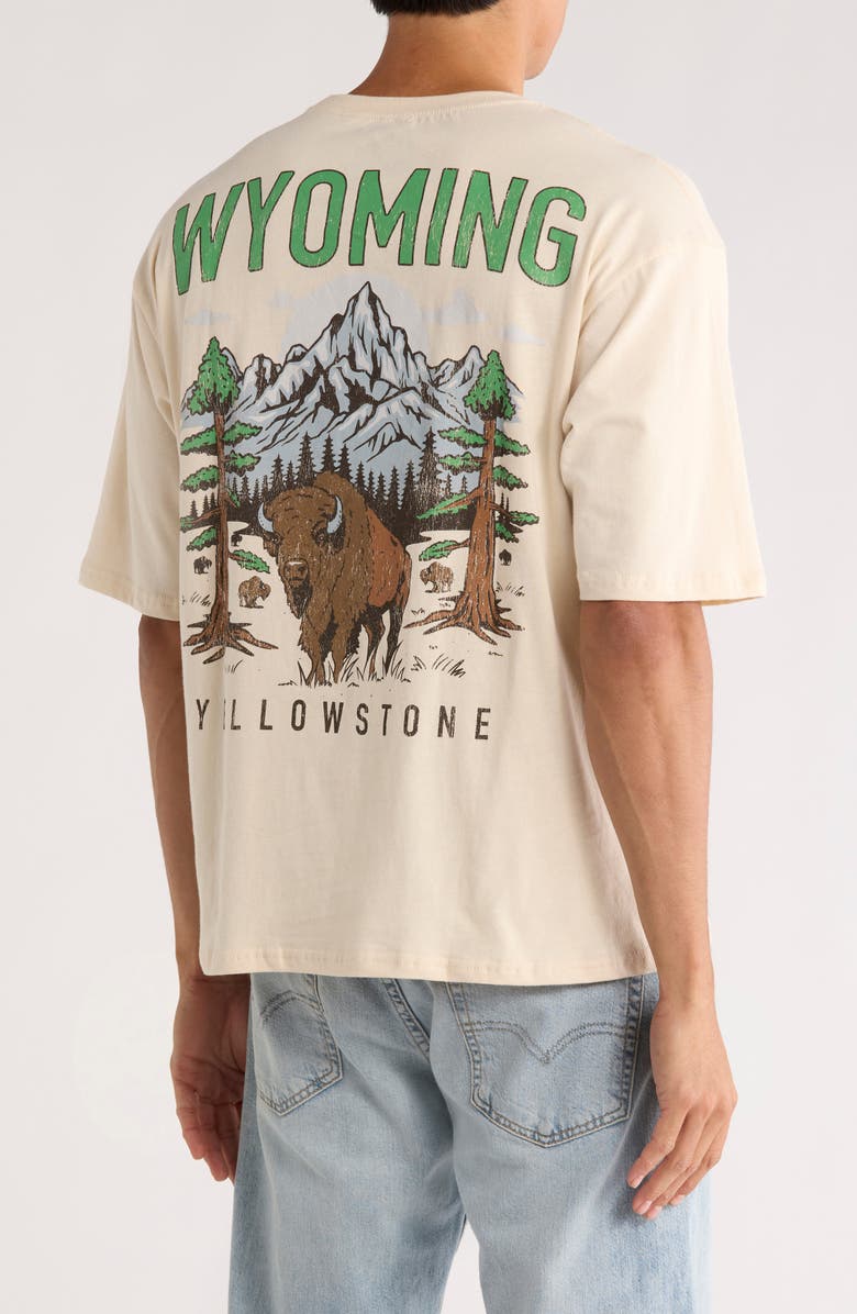 Goodie Two Sleeves Wyoming Graphic T-Shirt, Alternate, color, Dust