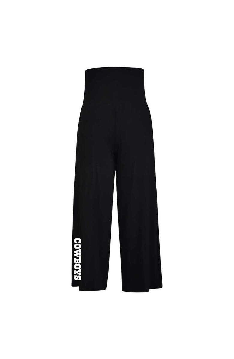 KIYA TOMLIN Women's Kiya Tomlin Black Dallas Cowboys Culotte Lounge Pants, Main, color, 