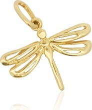 The Lovery Fine Jewelry Mini Gold Dragonfly Charm