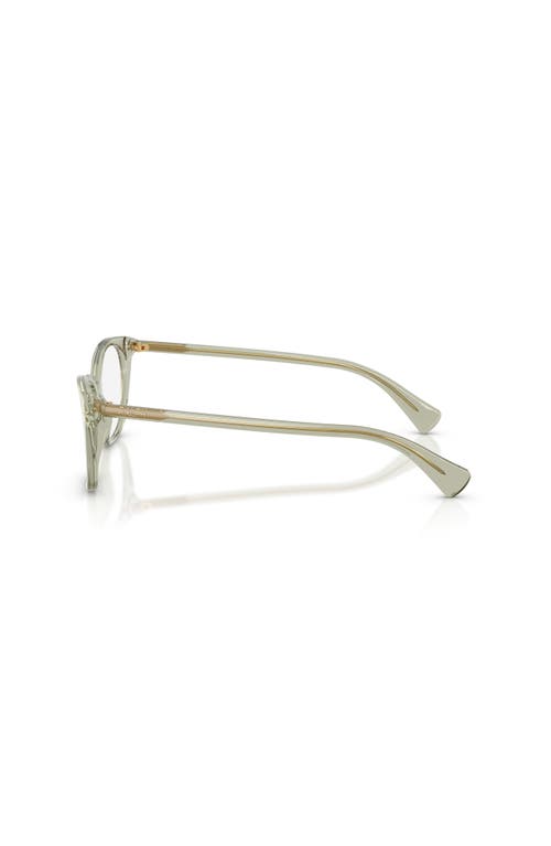 Ralph 53mm Rectangle Optical Glasses In Gray