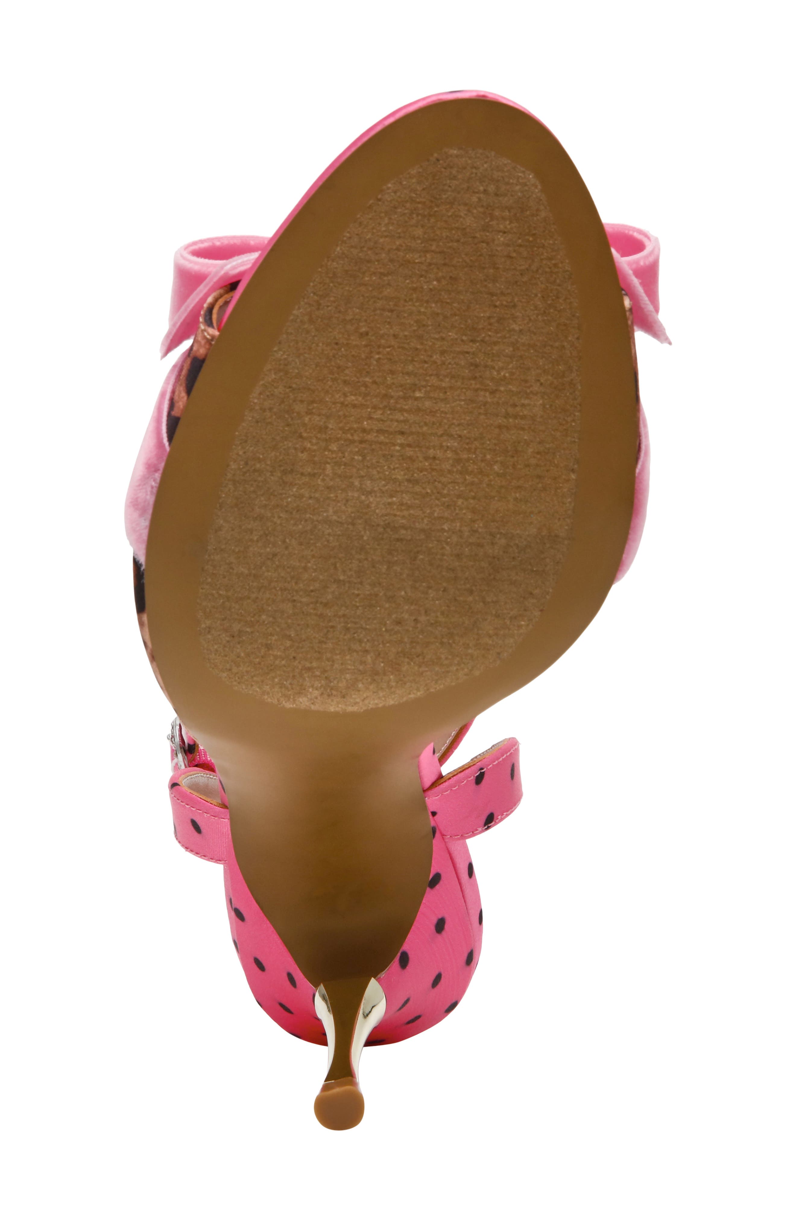 Quincyy Ankle Strap Sandal, Alternate, color, LEOPARD MULTI