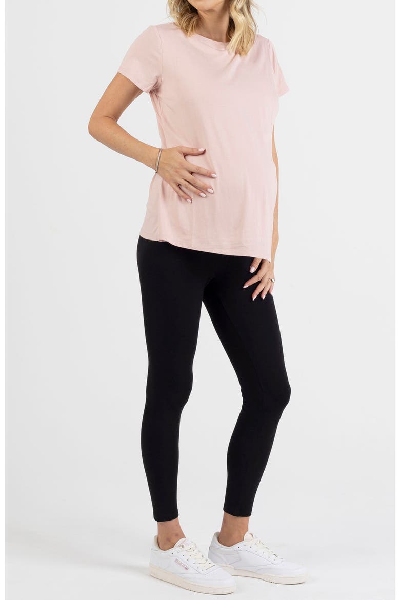 Monique Maternity Nursing Petal Top, Alternate, color, Blush Pink