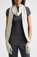 Paloma Wool Flauta Extrafine Merino Wool Scarf with Attached Gloves