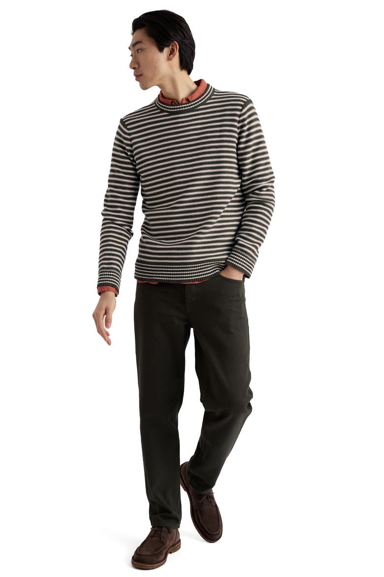 Trenale Stripe Organic Cotton Sweater, Alternate, color, MESKLENN WOODLAND