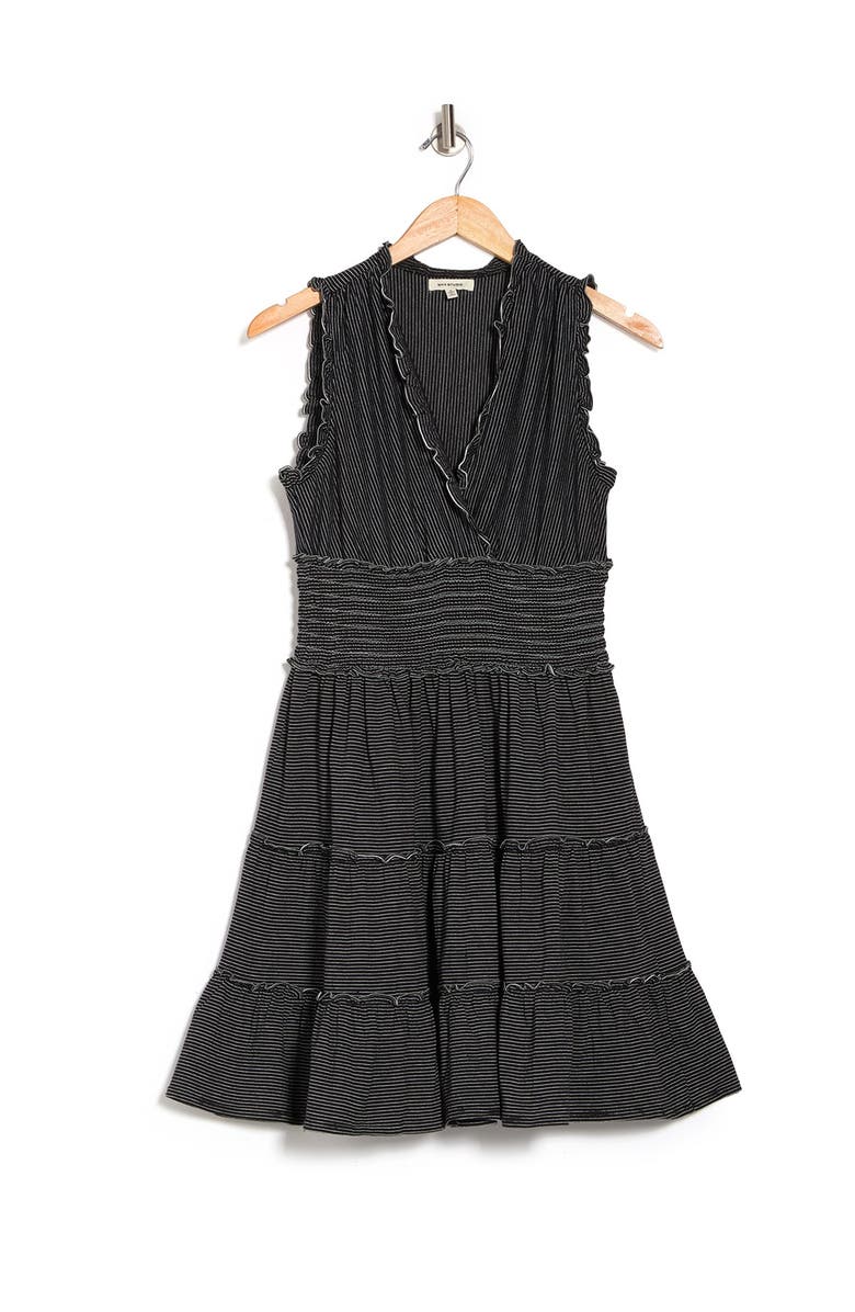 MAX STUDIO Sleeveless Short Smocked Dress, Alternate, color, 