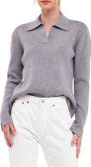 English Factory Polo Collar Sweater