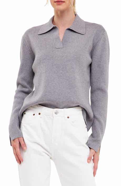 English Factory Polo Collar Sweater