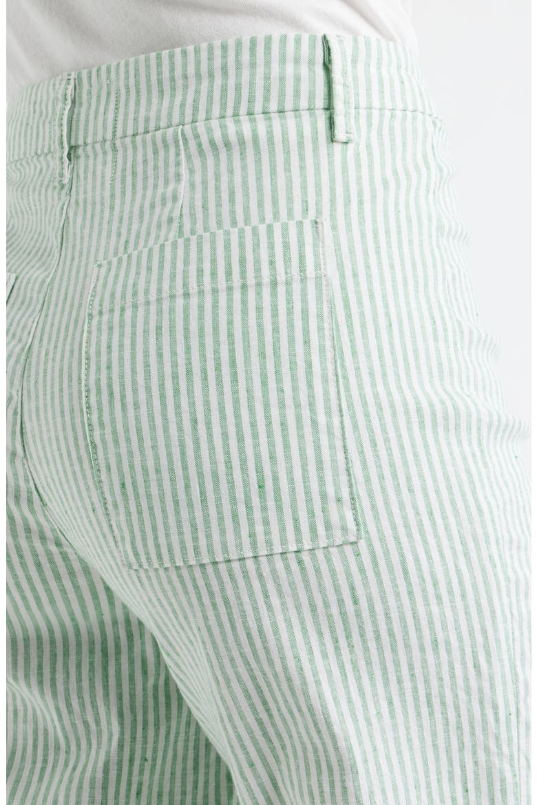 Wexford Wide Leg Pants, Alternate, color, LIME STRIPE