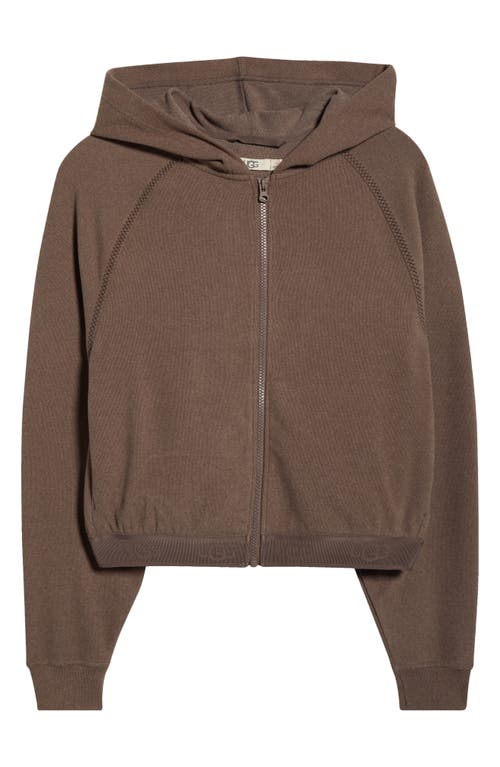 Ugg(r) Aubrie Zip-up Hoodie In Brown