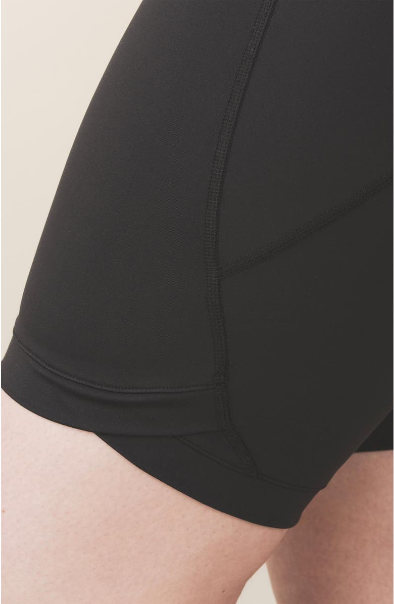 Losano Sculpt Biker Short, Alternate, color, Black