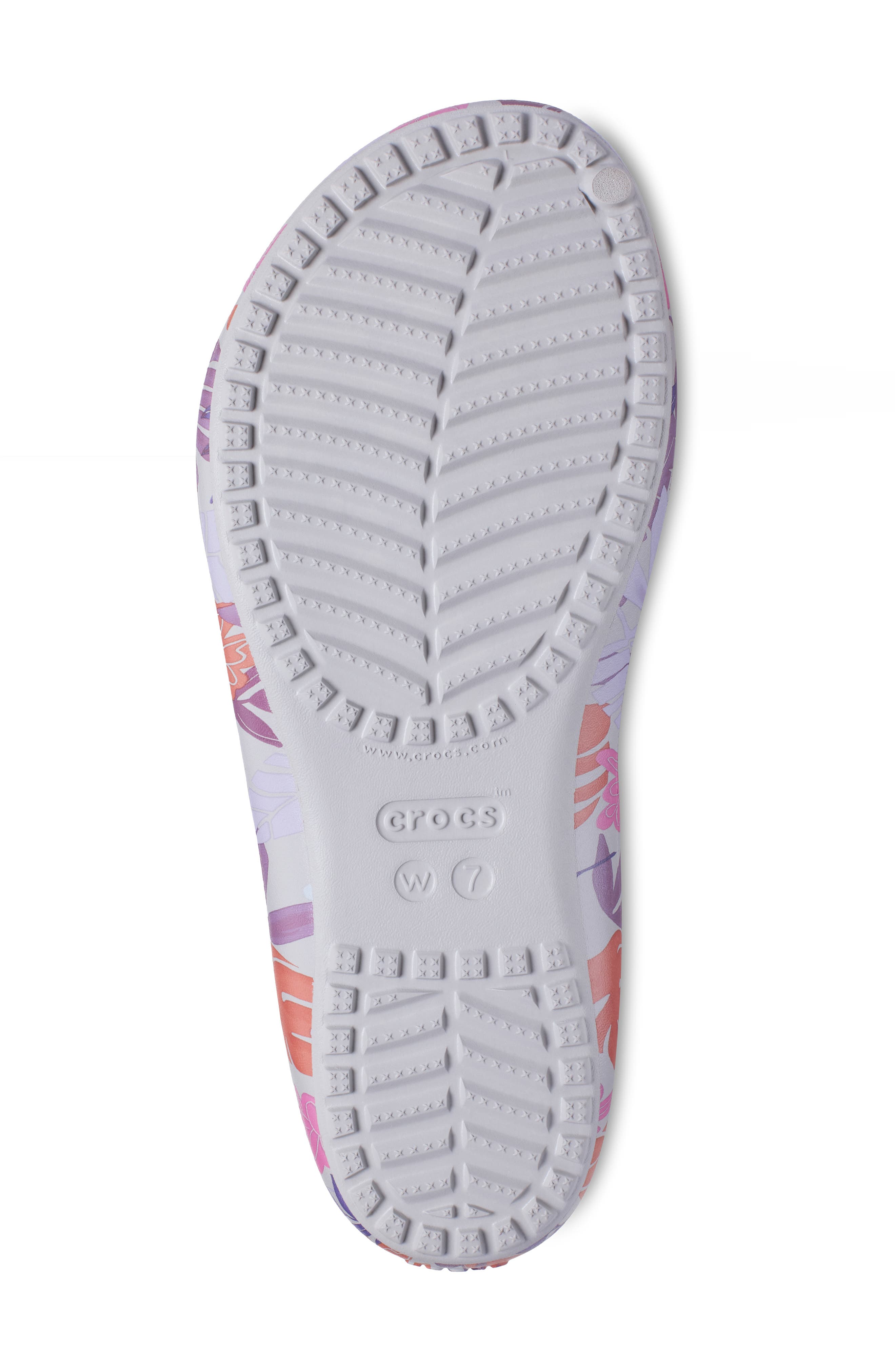CROCS Kadee II Tropical Sandal, Alternate, color, Pearl White