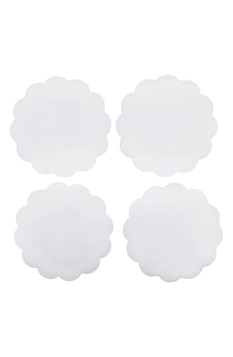 Scallop Set of 4 Acrylic Coasters