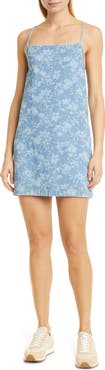 rag & bone Floral Denim Minidress