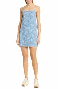 rag & bone Floral Denim Minidress