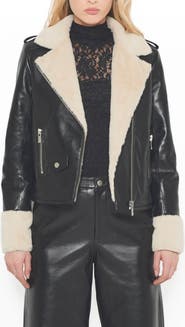 AS by DF Sydney Recycled Leather Jacket